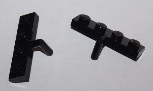 Attaches lego black plate - black,