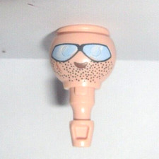 Playmobil  tête lunette barbe