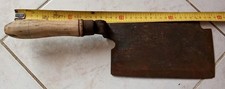 Ancien couperet de boucher ou