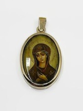 Pendentif vierge or jaune 18k