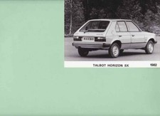  photo de presse / press photo original Talbot Horizon SX 1982