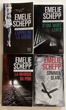5 romans EMELIE SCHEPP livre lot roman poche POLICIER polar