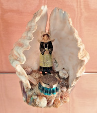 ENCRIER Ancien SAINT MALO Bord de Mer Coquillages BRETONNE Ecriture 9MAG 01/10