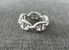 Hermès - Bague en argent neuve - Chaîne d'Ancre taille 52 - HERMES