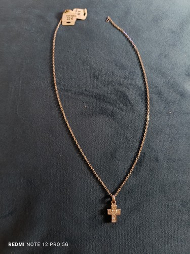 Collier pendentif croix - collier,