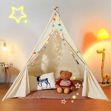VEVOR Tente de jeu pour enfants tente tipi tout-petits de 1 à 5 ans tapis balles