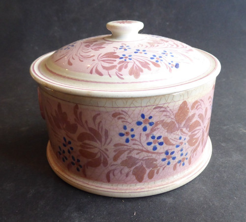 Pot faience anglaise lustre - pot,
