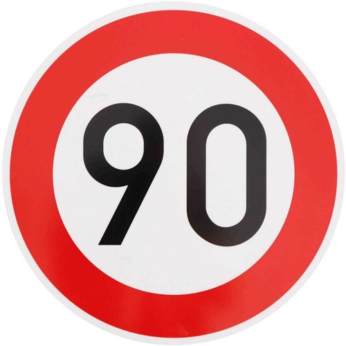 Panneau signalisation 90 - panneau,