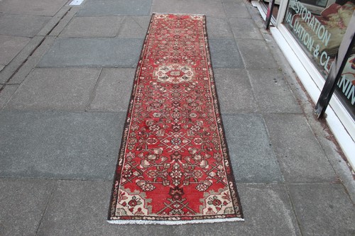 Tapis couloir vintage fait - vintage,