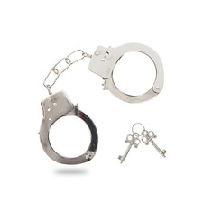 Menottes BDSM argentées en