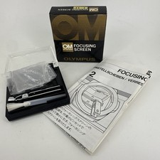 Olympus OM System Verre de Visée / Focusing Screen 1-11 + Boîte + Mode d'emploi