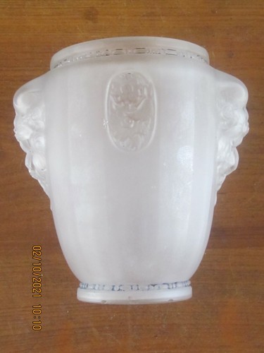 Vase verre moulé - en,