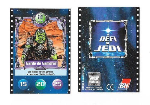 Carte défi jedi garde - jedi,