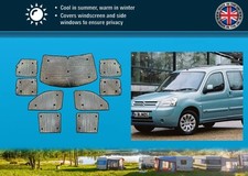 Stores thermiques pour camping-car Citroën Berlingo 96-07, ensemble...