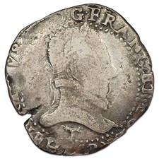 France - Henri III - demi