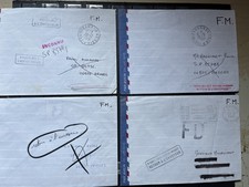 LOT 4 ENVELOPPES ENVOYEES à  OPERATION DAGUET 1991 RETOURNEES A EXPEDITEUR 1991