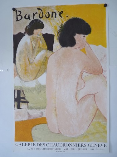 Affiche originale guy bardone - originale,
