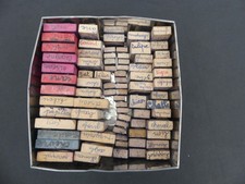 ANCIEN LOT 76 TAMPONS ENCREUR ECOLE DESSINS ANIMAUX ELEPHANT MOUTON COCHON....