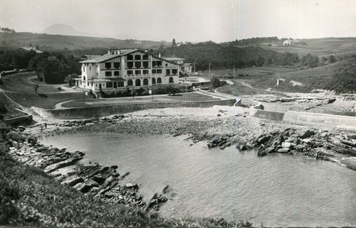 Carte hendaye plage colonie - la,