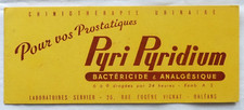BUVARD - LABO. SERVIER ORLÉANS - PYRI PYRIDIUM - CHIMIOTHÉRAPIE PROSTATE -