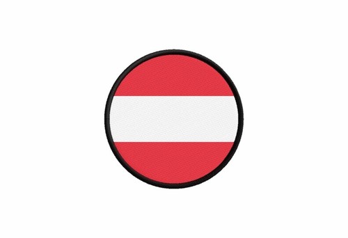 Patch ecusson drapeau autriche