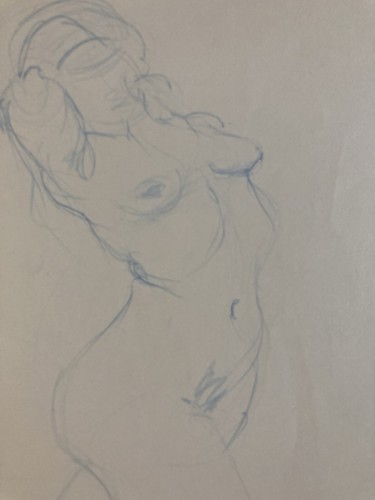 Dessin papier femme nue - dessin,