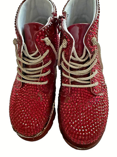 Lola red sparkly shoes eu36 - shoes, eu36-us