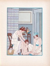 Estampe de Kuhn-Régnier - Illustration des Œuvres d'Hippocrate - La fistule