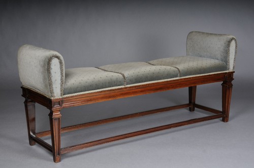 Banc empire antique chêne - banc,