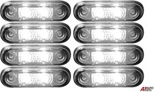 8x Égaliser LED Blanc