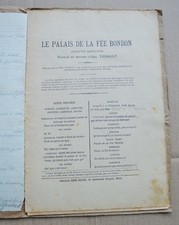 **LE PALAIS DE LA FÉE BONBON** Opérette Enfant. Paroles /Musique de A. THIBAULT