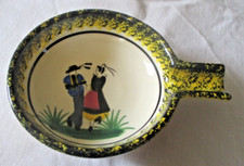 Ancienne coupelle Cendrier faïence HB Quimper couple danseurs  Bretons numéroté