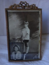 Cadre Ancien En laiton doré