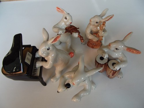 Orchestre animal lapin blanc - orchestre,