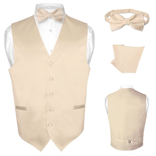 Men dress vest bowtie - dress, hanky