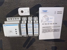 HAGER ED193 Délesteur 3 voies. Réglage 15-90 Ampères +TI +3 CONTACTEURS 25A (NF)