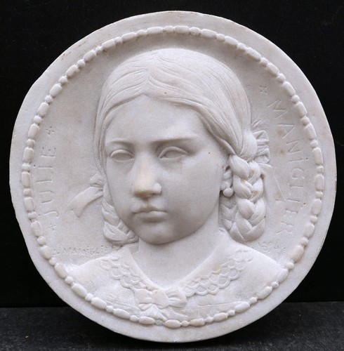 Sculpture marbre blanc