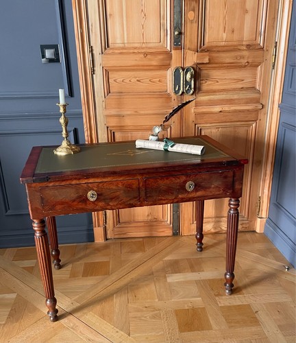 Bureau acajou louis - en,