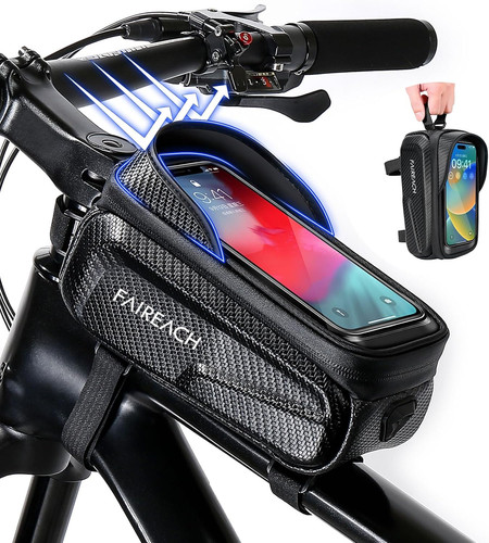 Sacoche cadre velo etanche - cadre,