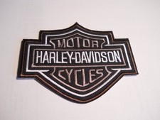 Patch HARLEY DAVIDSON écusson 10,5cm x 8.5cm thermocollant moto biker 🏍️