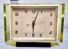 Molnija Vintage Soviet Mechanical Desk Clock Molnia Soviet Vintage Clock 1960s