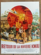 Affiche RETOUR DE LA RIVIERE KWAI Andrew McLAGLEN Edward FOX  40x60cm 
