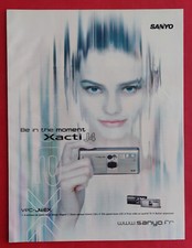 Publicité de presse:  Appareil Photo  Xacti J4 de SANYO