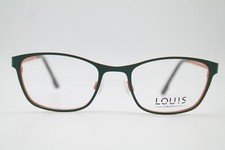 Lunettes LOUIS BELGIUM ROSI Vert Orange Ovale Monture De Lunettes Neuve