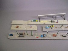 LQ1664 Train Ho 1/87 1:87 Maquette quais de voyageurs pour pièces