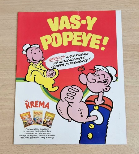Encart mini album - mini-album, popeye