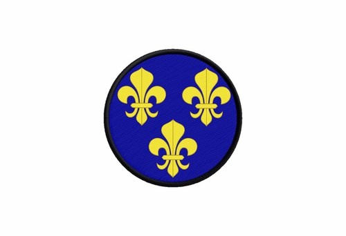 Patch ecusson drapeau fleur - , de