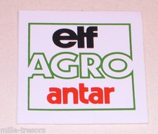 Ancien Autocollant ELF agro ANTAR