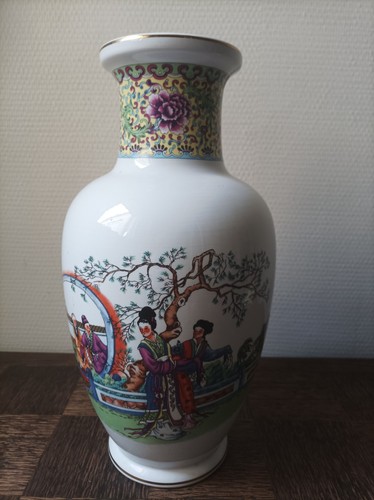 Vase chinois porcelaine - vase,