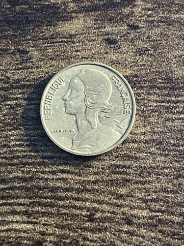 1966 france five - 5, centimes